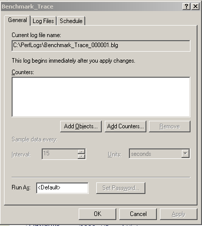 Capture a Perfmon Trace File