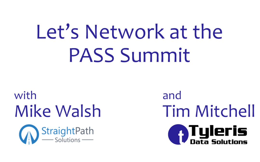 New Video: PASS Summit Networking with Tim Mitchell
