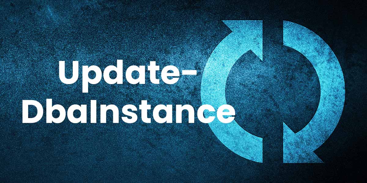 Update DbaInstance