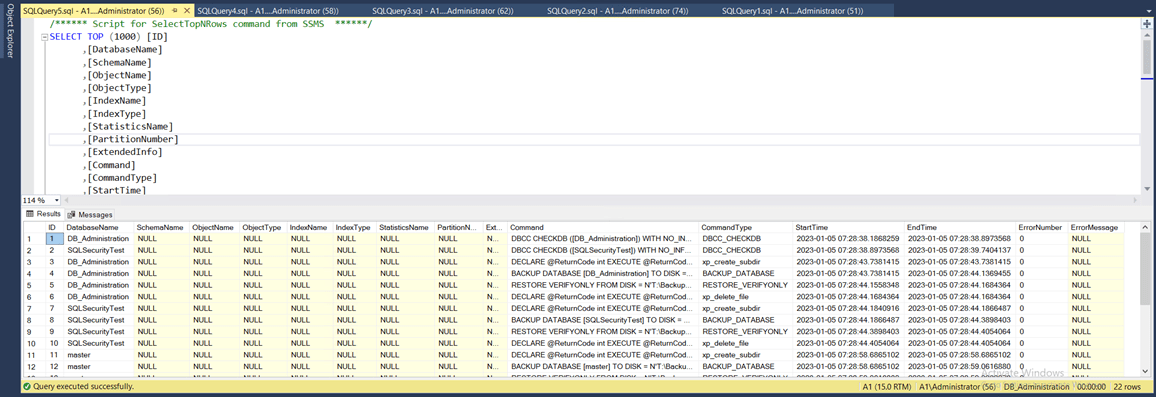 Ola-maintenance-CommandLog-cleanup Ola maintenance CommandLog cleanup