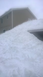 Snowy Garage