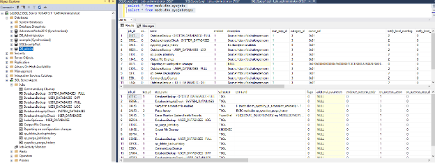 broken SQL Server jobs