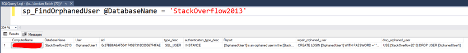 sp_FindOrphanedUser example 2
