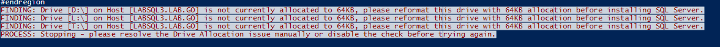 sql server deployment script output